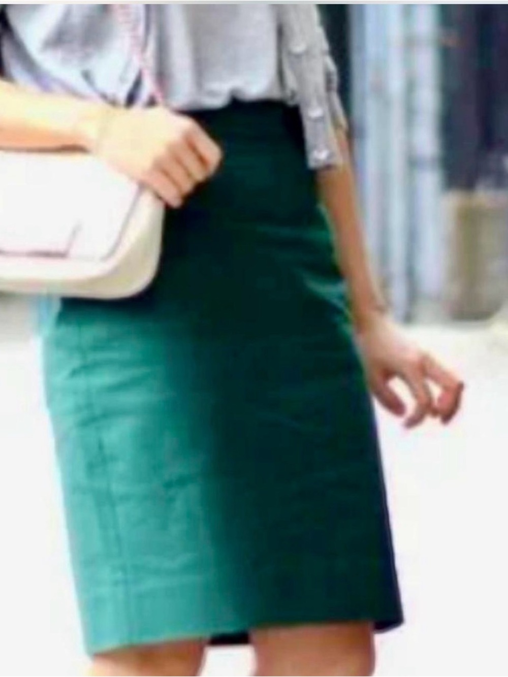 Merona Emerald Green High-Waist Pencil Skirt